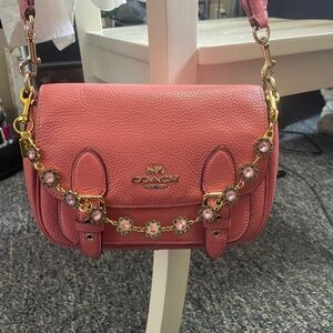 Bright Pink Coach Lucy Purse